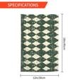 thumbnail image 2 of Rod-Free Courtyard Decorative Flag 12x18in Thick Fabric Four Seasons Universal Durable Not Easy To Fade Disassembly Convenient Green Houndstooth Vintage Texture Hand-Drawn Sketch_2, 2 of 8