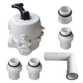 thumbnail image 3 of Sand cylinder control valve for flow control valve Swimming pool sand tank sand tank filter accessories six function valve, 3 of 5