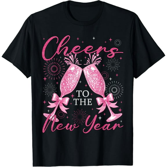 Happy New Year Family Cheers to The New Year 2026 Womens T-Shirt Shirts