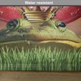 thumbnail image 6 of Ambesonne Frog Place Mats Set of 4, Prince, Standard Size, Green Red Yellow, 6 of 6