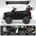 thumbnail image 4 of Ford F150 Raptor 24V Powered Ride on Cars for Kids, Extra large Real 2 Seater Ride on Toys with Remote Control, Bluetooth, LED, Truck Storage, Electric Vehicles Ride on Truck for Boys Girls Gifts, 4 of 8