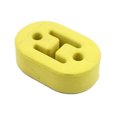 thumbnail image 1 of Colgador de escape de 2 piezas (amarillo), soporte de buje aislante de goma de 2 orificios ER, 1 of 4