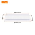 thumbnail image 2 of Air Vents Cover, 2Pcs 300 x 100mm Aluminum Alloy Mesh Air Return Vent Cover, Louvered Ventilation Grille (White), 2 of 5