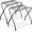 Grey, variant on Bartnelli Folding Luggage Rack & Metal Suitcase Stand with Nylon Strap, Gray 2-Pack