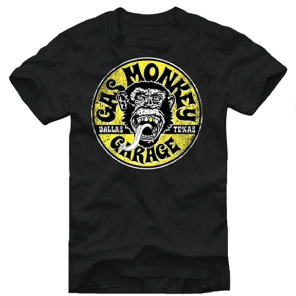 Gas Monkey Garage Logo Men's Black T-Shirt -NWT