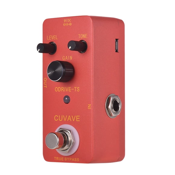 CUVAVE CUVAVE ODRIVE-TS Compact Overdrive Pedal with True Bypass, Dynamic Response, and Zinc Alloy Shell