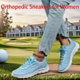 thumbnail image 6 of Women's Orthopedic Mesh Sneakers, Lace Print Breathable Arch Support Shoes, 6 of 7