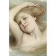 thumbnail image 2 of Gabriel von Max 11x14 Gold Ornate Wood Frame and Double Matted Museum Art Print Titled - Head of a Dreaming Girl, 2 of 4