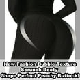 thumbnail image 5 of QRIC Women High Waisted Yoga Pants With Pockets Workout Butt Lifting Scrunch Booty Leggings Tummy Control Anti Cellulite Textured Tights, 5 of 6