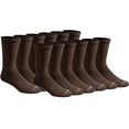 thumbnail image 2 of Dickies Chaussettes Homme Dri-tech Contrôle de l'Humidité Multipack, Essentielle Marron (12 Paires), Pointure : 12-15, 2 of 9