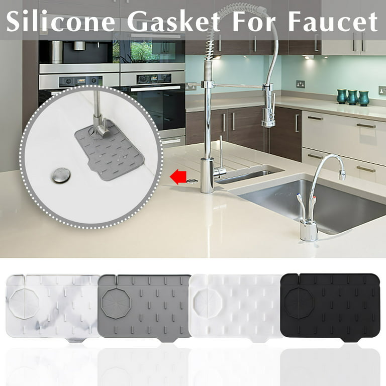 Double-sided Sink Countertop Protector Mat Silicone Faucet Water Catcher Mat