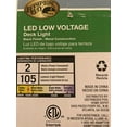 thumbnail image 2 of Hampton Bay Low-Voltage Black Outdoor Integrated LED Surface Mount Light, 2 of 2