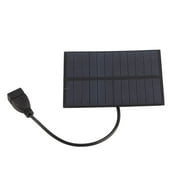 Compact 5W 5V Monocrystalline Silicon Solar Panel - Portable, Eco-Friendly USB Solar Power Panel for Mobile Phones, MP3, MP4 Charging - Lightweight Design for Outdoor Use
