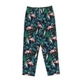 thumbnail image 4 of Goofa Flamingos And Birds Printed Soft Pajama Pants for Women, Wide Leg Comfy Casual Lounge Yoga Pants-Small, 4 of 9