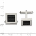thumbnail image 3 of Titanium Polished Black Ip-Plated Wire Cufflinks Made In China -Jewelry By Sweet Pea, 3 of 6