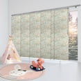 thumbnail image 2 of Domovina 6 Panel Track Vertical Blinds, Adjustable 70-130"W x 91.4"H - Splinter/Adelaide, 2 of 7