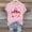 03 Pink, variant on YueHuiYing Women's Valentine's Day Bow Graphic Fashion Casual Printed Round Neck Lovers Short Sleeved T-shirt Top