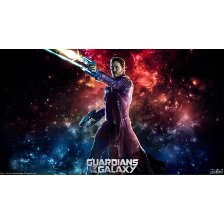 Guardians of the Galaxy Starlord Laser Edible Cake Topper Image ABPID00024V1