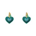 thumbnail image 3 of Langgg Keyring Keyholder DIY Small Decorative Purse Pendent Multipurpose Sweet Gift Workmanship Bag Decor Heart Keychain Green 2Set, 3 of 6