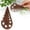 Brown, variant on Clearance Items! Wooden Vegetable Stripper Tool – Multi Size Hole Design For Fast & Easy Removal From Stems – Kitchen Gadget For Herbs Greens & Garden Plants