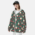 thumbnail image 3 of Gaeub Santa Claus Men's and Women's UPF 50+ Long-Sleeved Sun Protection Clothing, Fishing Shirt Long Sleeve Zip-Large, 3 of 7