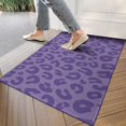 thumbnail image 4 of Purple Leopard Print Door Rugs,Washable Non Slip Door Mats Indoor,Decorative Door Mats,Entry Mat Indoor for Entrance,Bedroom,Kitchen,Bathroom,17"x30", 4 of 6