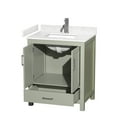 thumbnail image 6 of Wyndham Collection Wcs141430s-Vca-Mxx Sheffield 30" Free Standing Single Basin Vanity Set, 6 of 7