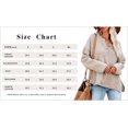 thumbnail image 5 of HSHDLDF Women's Oversized Sweaters Batwing Long Sleeve Loose V Neck Button Henley Tops Pullover Knit Jumper, 5 of 5