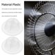thumbnail image 2 of 20 piezas de repuesto de aspas de ventilador de plástico para el hogar, soporte de mesa, cubierta de tuerca de aspa de ventilador, 2 of 6