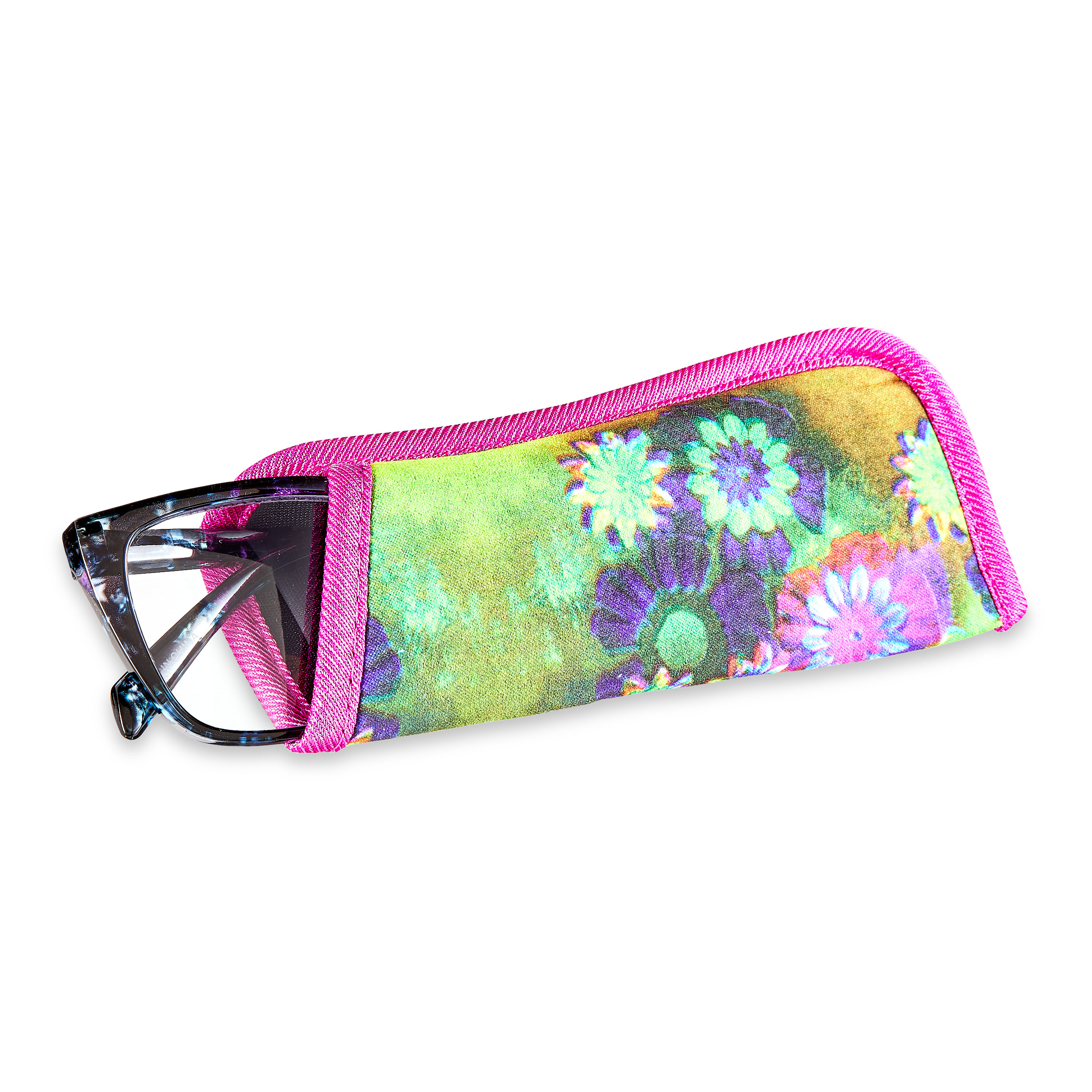 Equate Womens Orchid Cateye Reading Glasses With Case Blue Purple Tortoise 200 7891