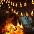 thumbnail image 3 of Uutvmp 8.2ft Halloween Pumpkin String Lights, Pumpkin LED Lights, Pumpkin Decorative Lighting String, 2 Modes Battery Operated 20LED Pumpkin Lights for Halloween Decorations, 3 of 5
