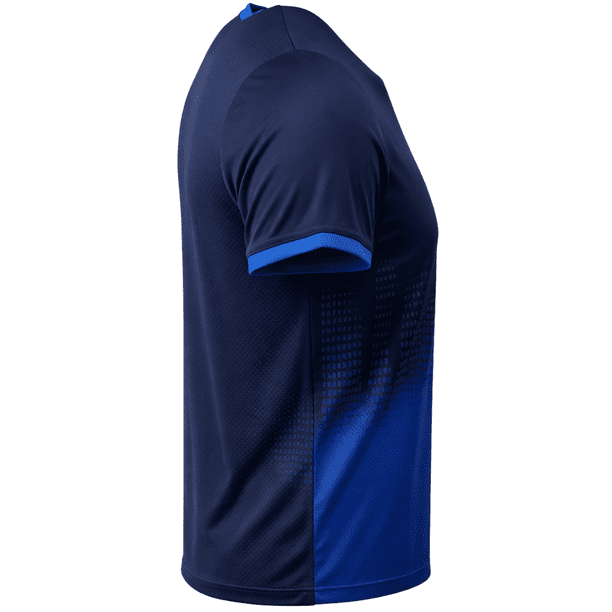 Icon Sports USA Soccer Game Day Shirt, 100% Polyester, Navy/Blue