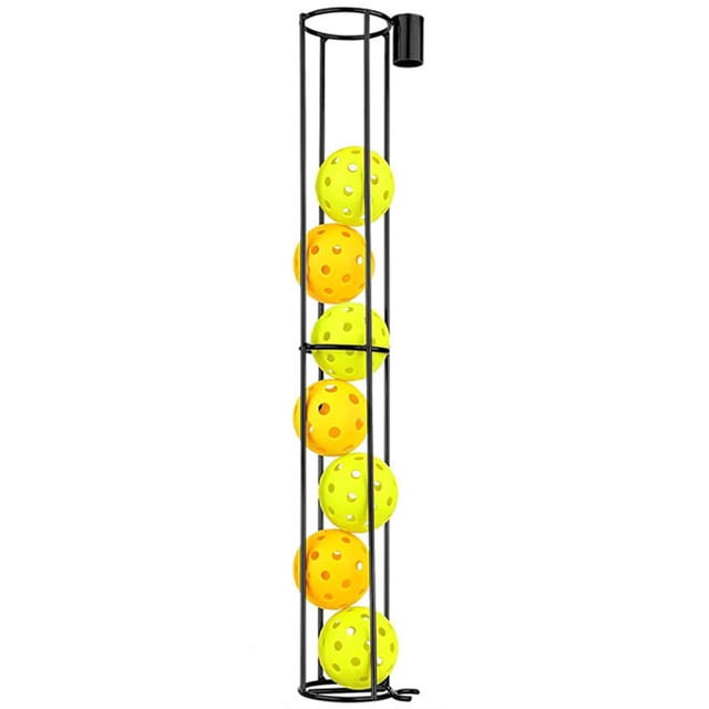 Colaxi Support de Rangement pour Balles de Pickleball Conteneur Léger pour Joueurs Rangement pour Filet de Pickleball pour Entraînement Pratique