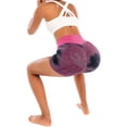 thumbnail image 3 of High Waisted Tie Dye Yoga Shorts for Women Butt Lifting Tummy Control Workout Shorts Leggings Running Booty Shorts, 3 of 6