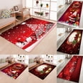 thumbnail image 5 of Faithtur Christmas Carpet Non-Slip Mat Rugs Xmas Rectangle Floor Carpet, 5 of 5