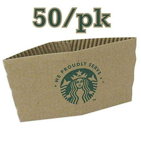 Starbucks Coffee Cup Sleeves, 50 Jackets for Hot Cups, Fits 12, 16 and 20 ounce cups, Recycled and Made in the (Best Starbucks In Dc)
