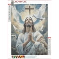 thumbnail image 2 of HsdsBebe Diamond Art Jesus Round Full Drill for Adults, DIY Diamond Art Painting Kits,Gem painting for Kids, 2 of 6