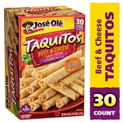 Jose Ole Beef & Cheese Flour Taquitos 45 oz, Large