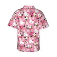 thumbnail image 3 of Haiem Rose Rabbit Printed Hawaiian Shirt for Men - Men’s Casual Beach Summer Shirts - Stretch Fabric with Modern Fit-XX-Large, 3 of 9