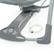 Ingenuity Boutique Collection Deluxe Portable Baby Swing, Bella Teddy, Unisex, for Infants 0-9 Months