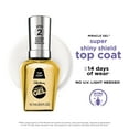 thumbnail image 4 of Sally Hansen Miracle Gel Top Coat Nail Polish, Super Shiny Finish, No UV Lamp Needed, 0.5 fl oz, 4 of 13