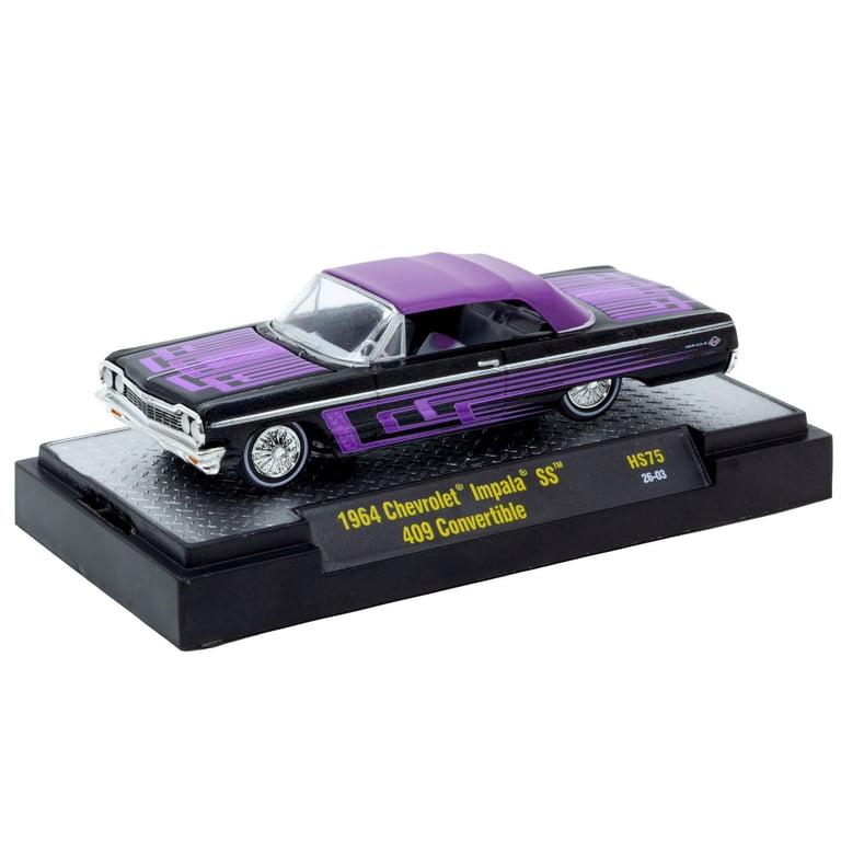 1964 Chevrolet Impala SS 409 Convertible Black Metallic w/Purple