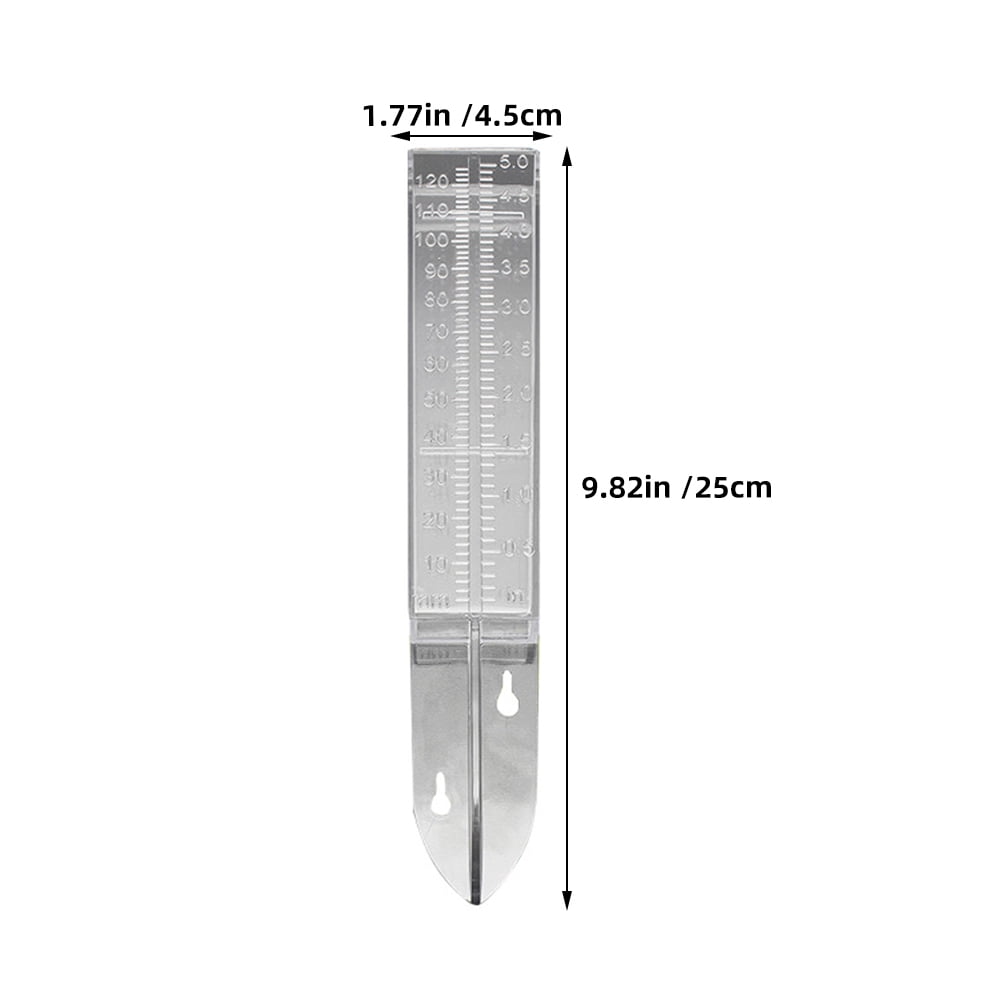 FOLOYORI Wind Gauge Transparent Plastic 6 Pcs