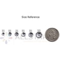 thumbnail image 3 of czcpp-8mm Jet Black H101 Acrylic Rhinestone Rivets for Garments Leather, Sewing and Crafts DIY Jewelry Making in Bulk Bracelet Handbags Flipflops - 40 Pieces, 3 of 4