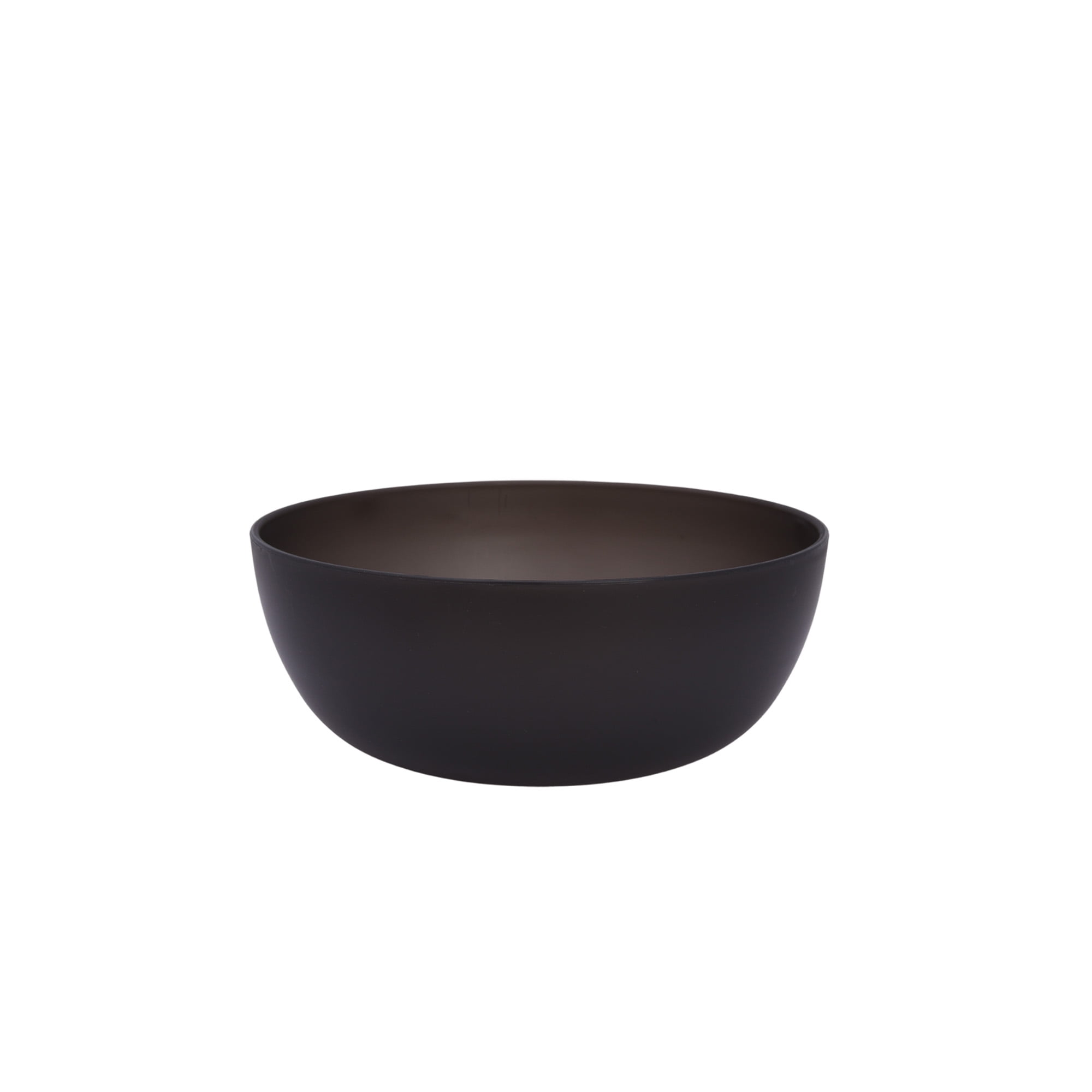 Mainstays 38Ounce Plastic Cereal Bowl, Translucent Black