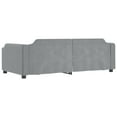 thumbnail image 3 of vidaXL Day Bed Light Grey 100x190 cm Fabric, 3 of 5