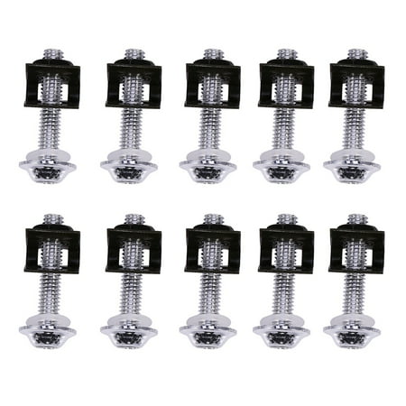 Elerose Clip Nut Kit Fairing Body Bolt Kit M5 Bolt Body Fairing Screw Spire Speed Clip Nut Aluminium 5x16mm Motorcycle Fairing Body Bolt Screw Spire