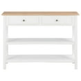 thumbnail image 2 of vidaXL Buffet Blanc 110x35x80 cm MDF, 2 of 5