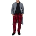 thumbnail image 5 of Fruit Of The Loom Men’s Short Sleeve Crewneck Top and Fleece Pajama Pants Set, 5 of 5