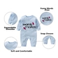 thumbnail image 2 of YSCULBUTOL Baby Twins Bodysuit Cute Baby Womb Mates Outfit Girl Funny Romper Baby Girl Clothes Set, 2 of 5